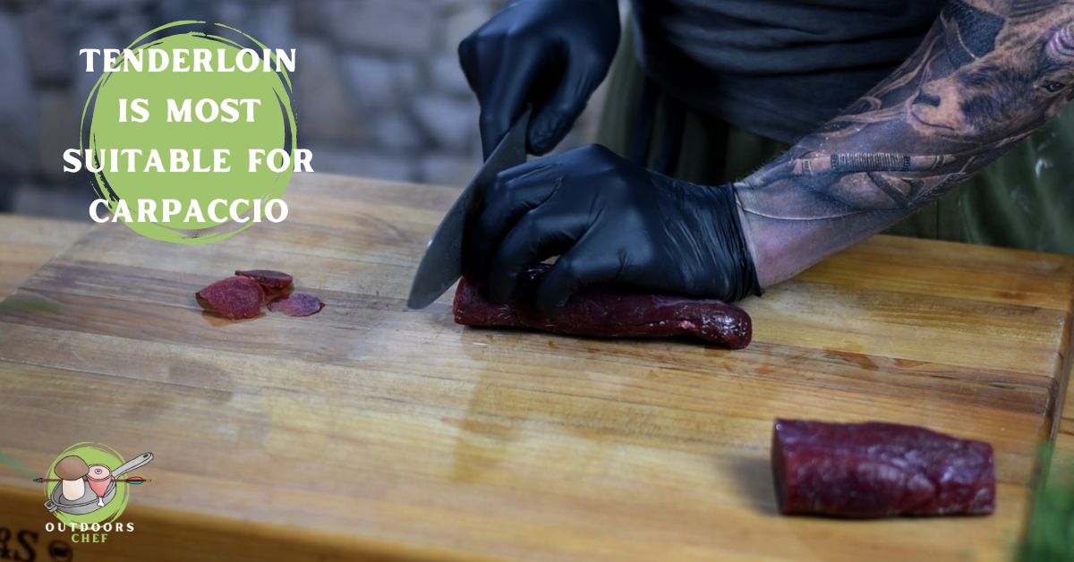 Venison Carpaccio Pizza